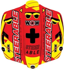 NEW WOW World of Watersports Take Control of the Ride 1 or 2 Person Inflatable 