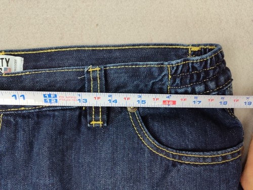 Liberty Blues Cargo Shorts Mens 38 Tall Drk Wash Denim NWT Stretch Baggy Hip Hop - Picture 6 of 9