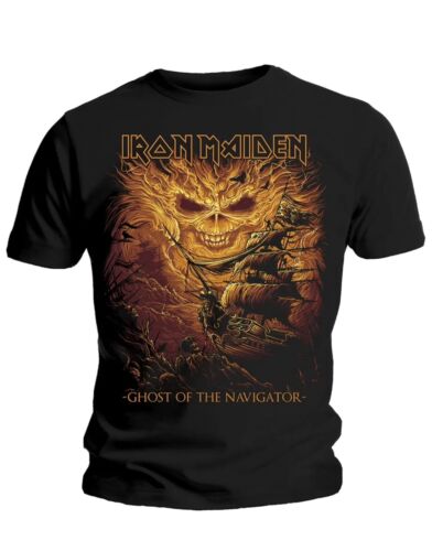 Iron Maiden 'Ghost Of The Navigator' T-Shirt - NEW & OFFICIAL - Small - Picture 1 of 2