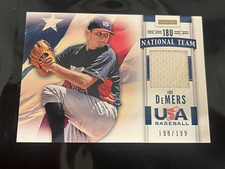 JOE DEMERS 2013 Panini USA Baseball Stars & Stripes GU Jersey RELIC #'d/199