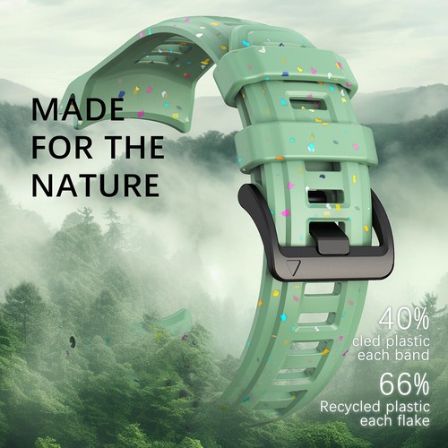 Sports Strap Silicone Wrist Band For Garmin Instinct 3 Solar / AMOLED 50mm 45mm - 第 8/19 張圖片