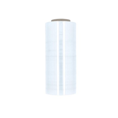 4 Rolls, Clear, Cast Hand Pallet Stretch Wrap Film, 18'' x 1968 Ft. x 32 Gauge