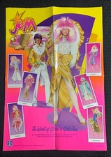 1986 THE WORLD OF GLITTER N GOLD GEM 14x20" Double-Sided Poster VG+ 4.5 Hasbro