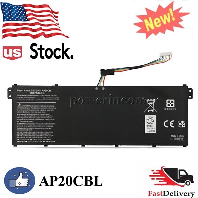 AP20CBL KT.0030B.002 3ICP5/82/70 Laptop Battery for Acer Aspire 5 A515-45 SF314