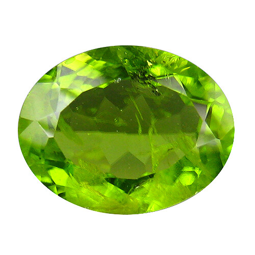 2,40 Ct Pierre Précieuse Naturelle Verte Péridot Taillée Ovale - 1185