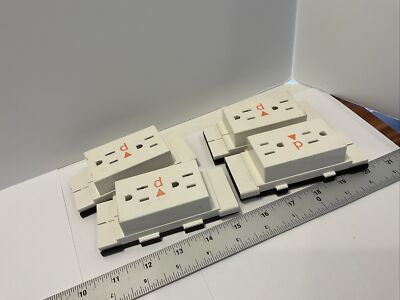 Herman Miller Recepticle Outlets FT155 ''d'' - White Lot Of 4 Working
