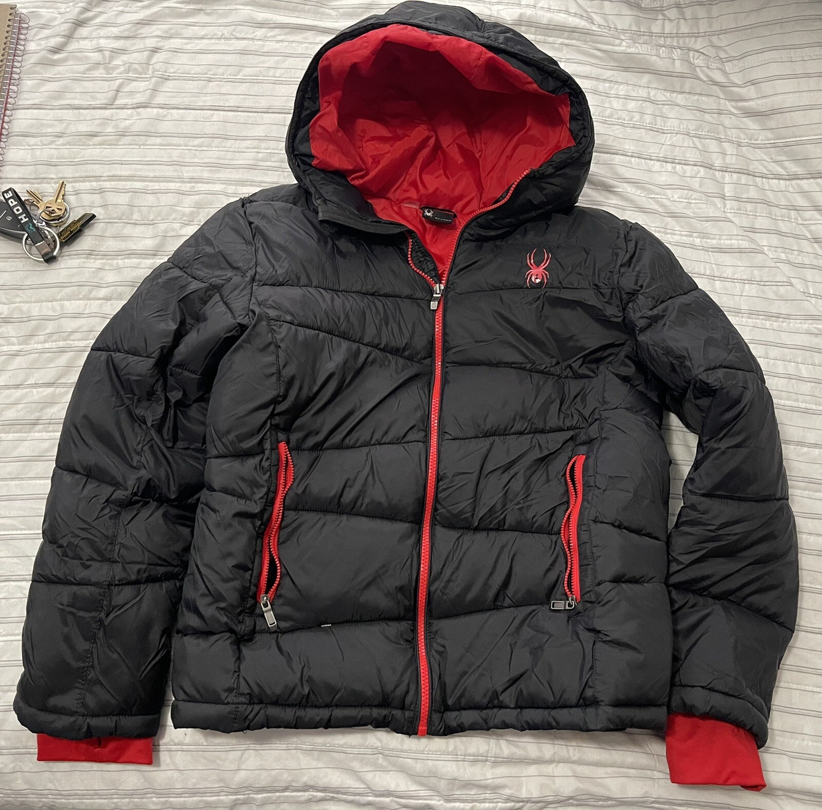 spyder youth puffer jacket