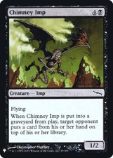 MTG-4x-Near Mint, English-Chimney Imp - Foil-Mystery Booster