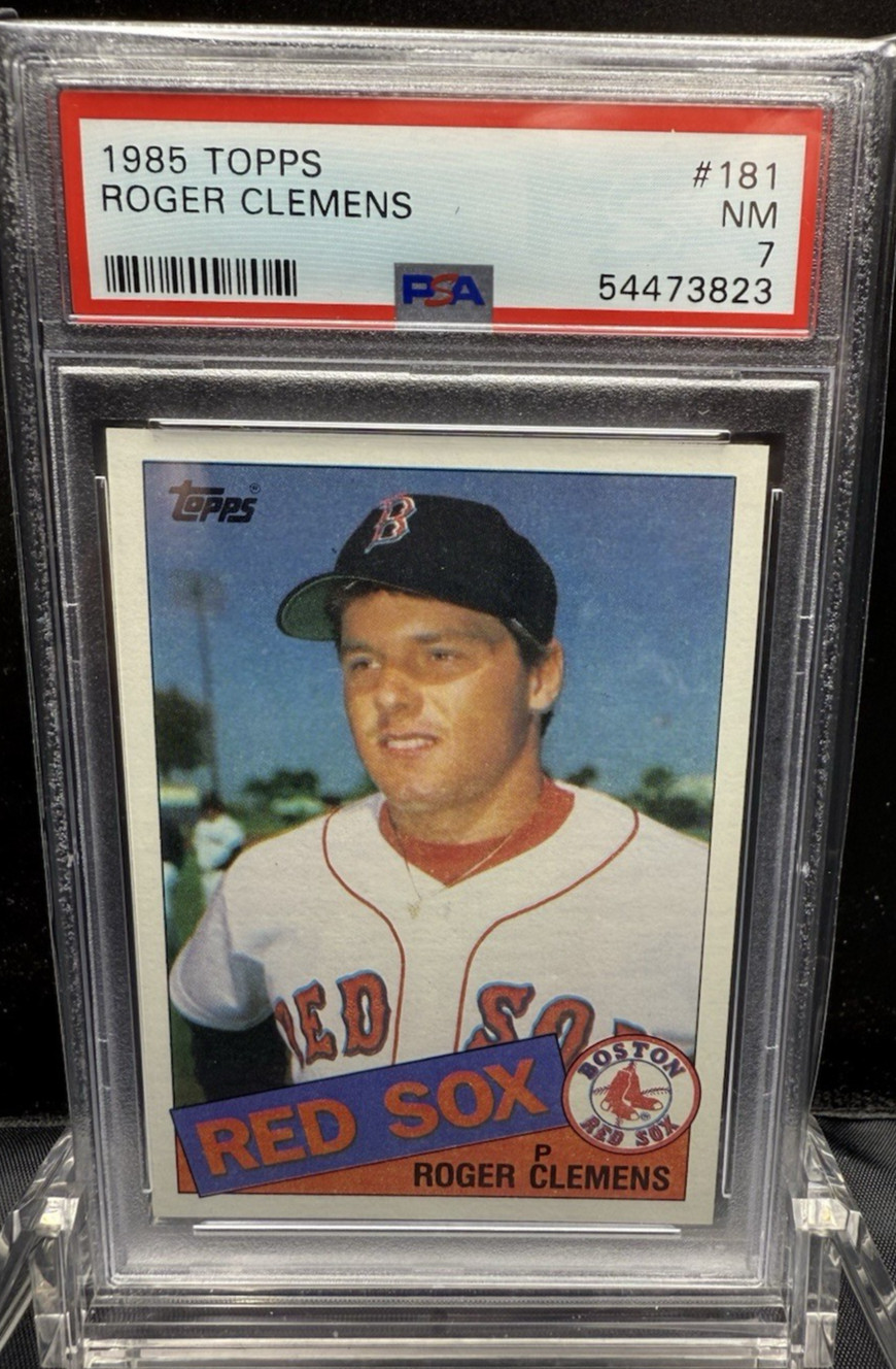 1985 TOPPS ROGER CLEMENS #181 PSA 7