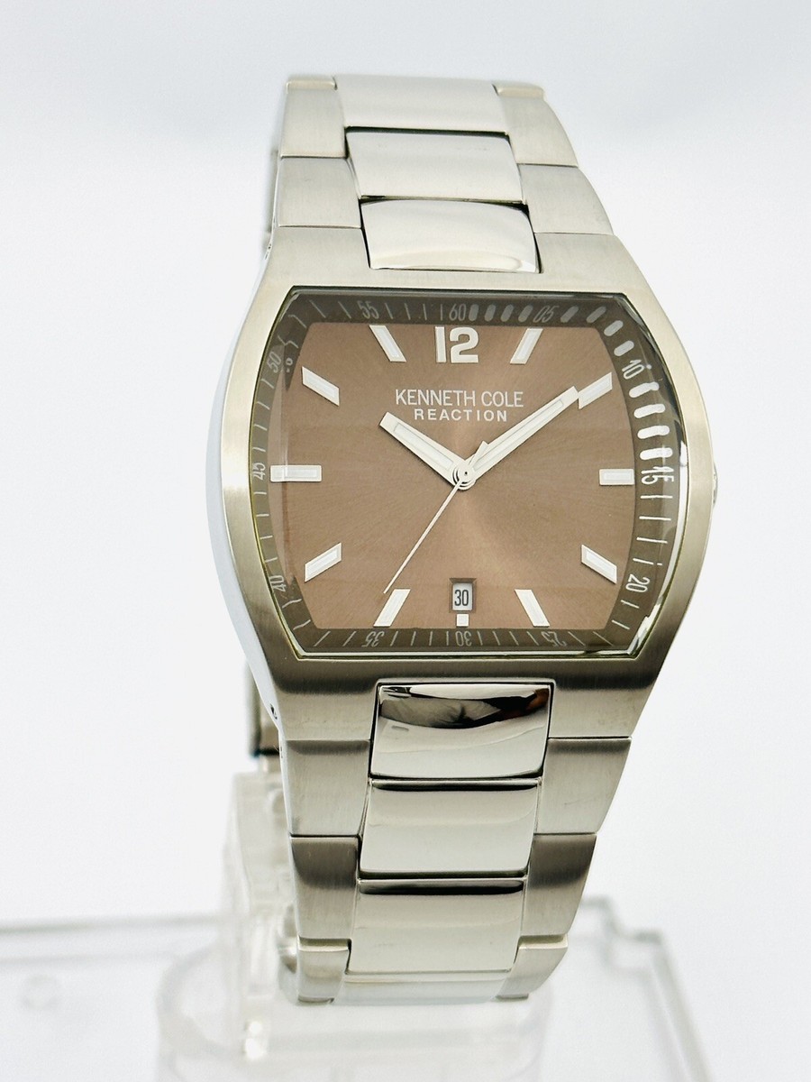 Kenneth Cole Men's KC3555 Brown Dial Chunky Case Stainless Steel