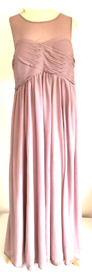 Long Lavender Purple Gown Dress Formal Bridesmaid Prom Birdy Grey 2XL  Formal | eBay