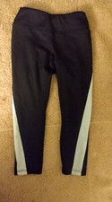 Athletic Works Girl's Black  White Athletic Style Pants Size XS 4-5 