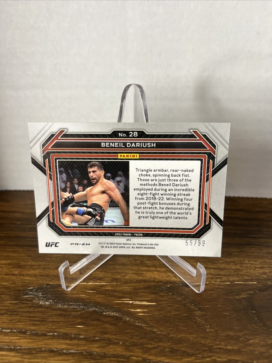2023 Panini Prizm UFC Trading Card - #28 Beneil Dariush Lightweight MMA Fighter Collectible