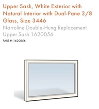 Anderson Windows Upper Sash External Windows