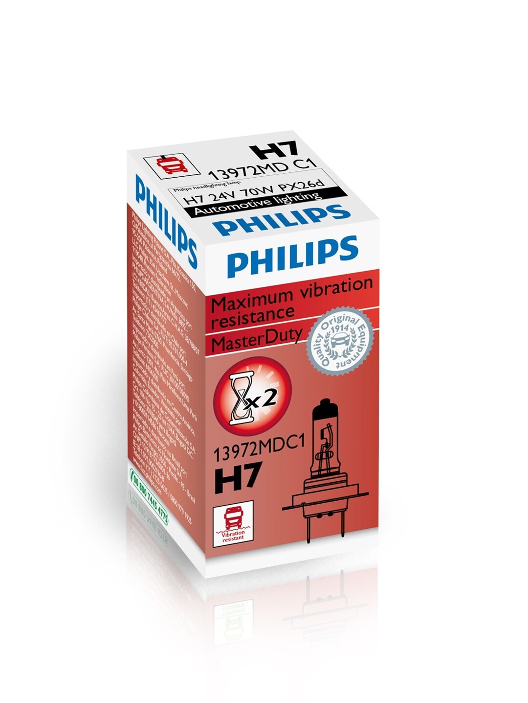 Philips H7 MasterDuty 24V70W PX26d C1