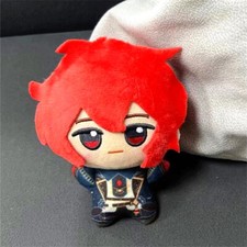 10cm Genshin Impact Diluc Plush Doll Hanging Toy Stuffed Keychain Pendant 4''