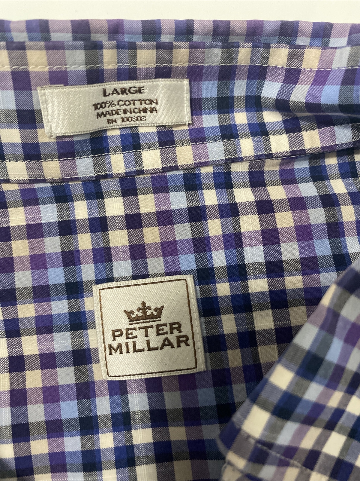 Peter Millar Men's Multi Gingham Button -Down Lon… - image 8