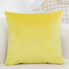 40/50/60cm Weich samt Kissenbezug Bunt Uni Kissenbezug Heim Bett Sofa Deko ✪ ∅