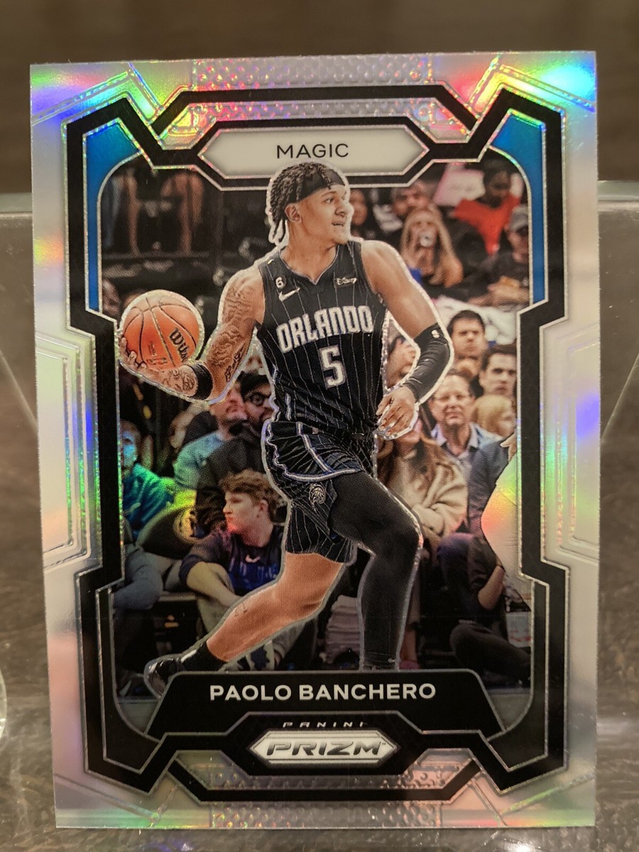 2023-24 Panini Prizm Paolo Banchero Silver Prizm #100 Magic 2023-24 Panini Prizm Paolo Banchero Silver Prizm #100 Magic