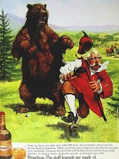 Amos Scougal Vintage 1990 Drambuie Stuff Legends Are Made Of Original Print Ad