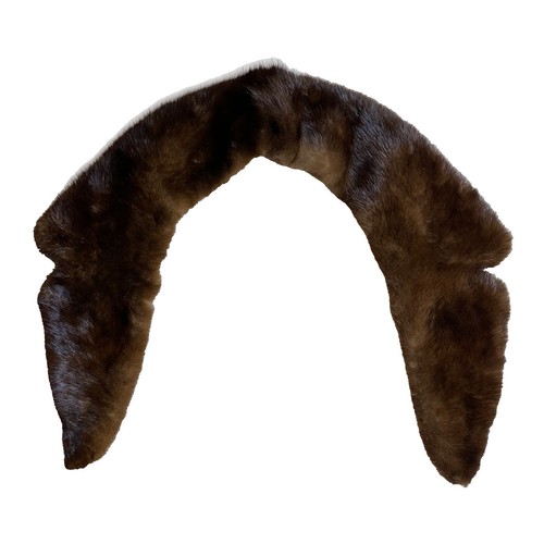 Brown Mink Fur Headband Demi Buff New Manufactured in the US  display picture 3
