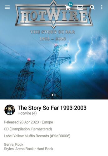 HotWire ~ Story So Far +1 remasterte CD 2023 Hi-Tech AOR MelodicRock Jaded Heart - Bild 1 von 3