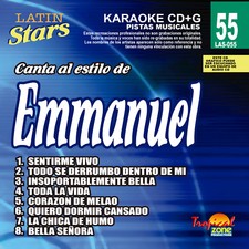 Karaoke Latin Stars 55 Emmanuel Vol.1