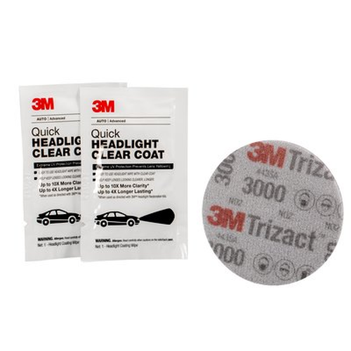 3M™ Quick and Easy Headlight Restoration Kit, 39193, 4 each - 第 3/3 張圖片