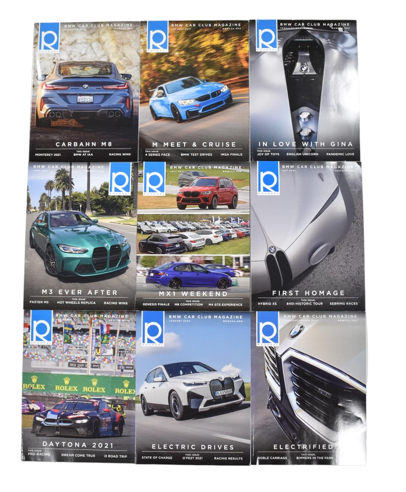 (46) Assorted Issues BMW CCA Roundel Car Club Magazine 2018-2023 - Image 3 of 4