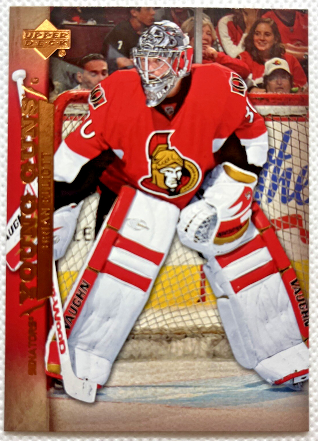 2007-08 Upper Deck Series 1 Young Guns Brian Elliott #237 Rookie Senators RC