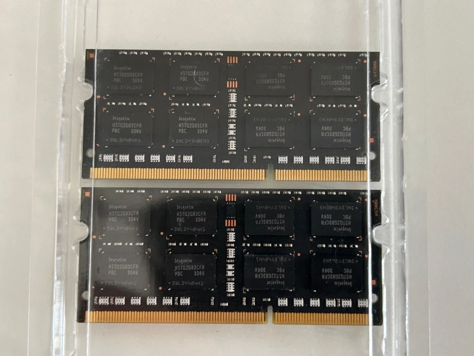 Apple iMac A1418 Hynix2 banchi memoria RAM da 4 GB 2rx8 PC3-12800S SO-DIMM - Immagine 2 di 2
