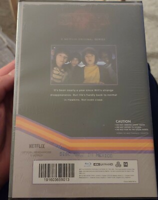 STRANGER THINGS SEASON 1 and 2 4K ULTRA HD BLU RAY COLLECTORS