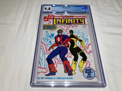Infinity Inc 21 CGC 9.8 White Pages Copper Age 1st Appearance of Dr Midnight