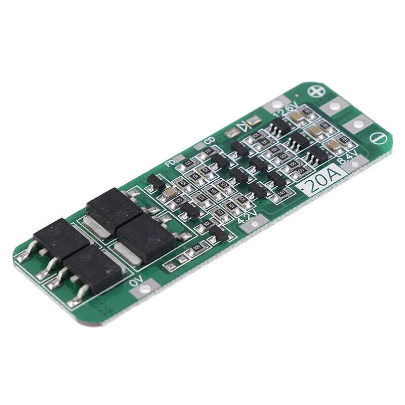 3S 12.6V 20A Li-ion Lithium Battery 18650 Charger PCB BMS Protection Board - Image 2 of 4