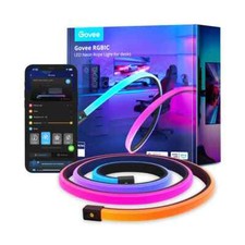 Govee - RGBIC LED Neon Rope Light WIFI for Desks 6.5ft - H61C2 *Open Box*