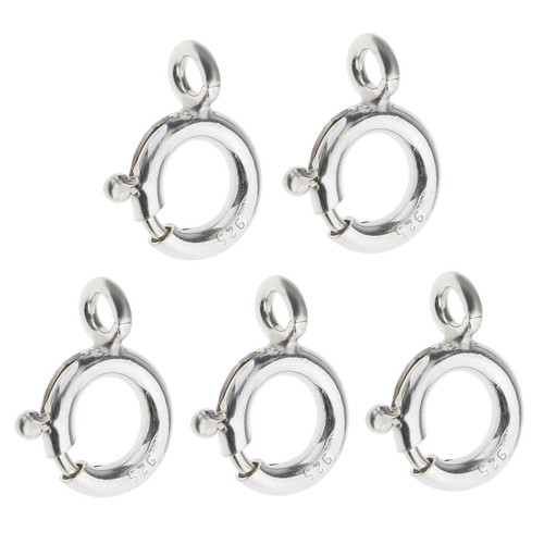 Pendientes de plata de ley 925 ganchos para perlas fornituras Sunnimix 925  ganchos de plata esterlina | Walmart en línea