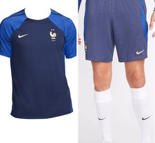 Nike FFF Strike Football Top Knit Football Short Set Blue - New DH6444 410