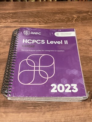 New AAPC 2023 HCPCS Level II Expert Professional Edition (HCPCS Code Book)