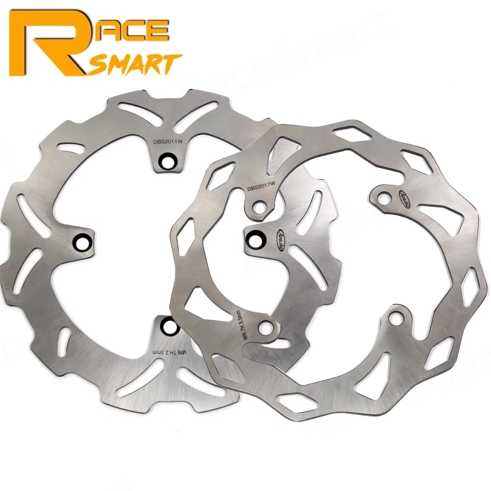 Rotores de disco de freno delanteros traseros para Kawasaki KX250 2006 2007 2008 KX250F 2006-2021 Foto 4 de 4