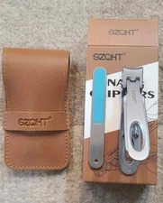 Toenail Clippers for Thick Nails for Seniors, Angled Head Large Toe Nail Clipper