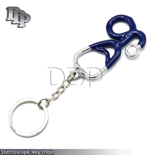 Stethoscope Keychain, Stethoscope Charm, Nurse Keychain, Personalized Keychain - Picture 3 of 3