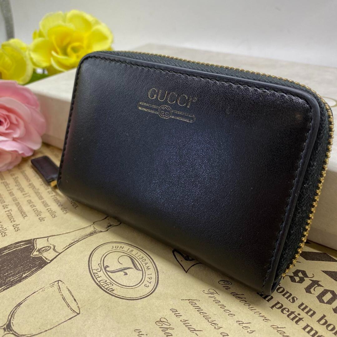小物 GUCCI by Tom Ford coincase Gucci Tom Ford Black GG Canvas Monogram Horsebit Clutch