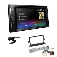 Pioneer AVH-A240BT DVD Bluetooth per Mitsubishi L 200 / Triton 2006-2015 nero