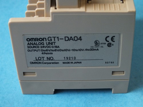 OMRON GT1-DA04 (GT1-DAO4 GT1-DA04CST GT1-DAO4CST) Analog unit ( Japan ) - Picture 7 of 9