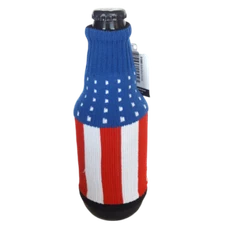 Baberaham Lincoln Freaker USA Flag Bottle Cover Insulator Koozie Beverage Can