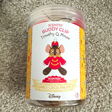 Scentsy Timothy Q. Mouse Buddy Clip Scented Disney Dumbo Circus Parade