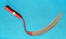 Vintage Redtenbacher SWAN 12" Sickle Hand Made In Austria Red Handle