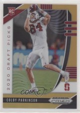 2020 Panini Prizm Draft Picks Rookies Neon Orange /149 Colby Parkinson #135 2ol