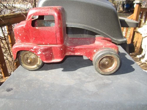 Vintage TONKA Semi Truck Cab ORIGINALLY Blue Pressed Steel Toy
