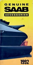 1992 Saab 900 Accessories Catalog Brochure OEM #0215681 Turbo Coupe Sedan Rare!!